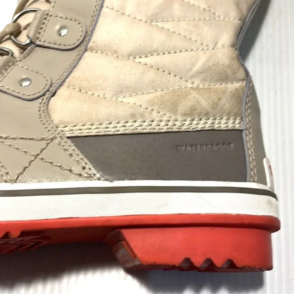 SOREL TOFFINO II Waterproof Quilted Faux Fur Cuffs Lace Up Winter Snow Boots 9.5 - Picture 16 of 16